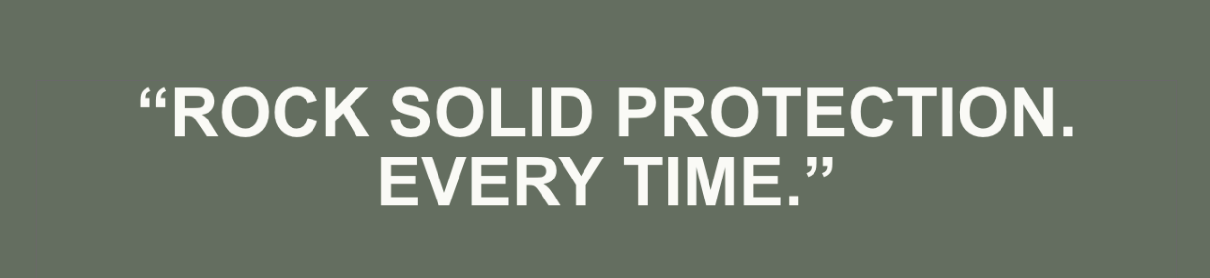 rock solid protection banner