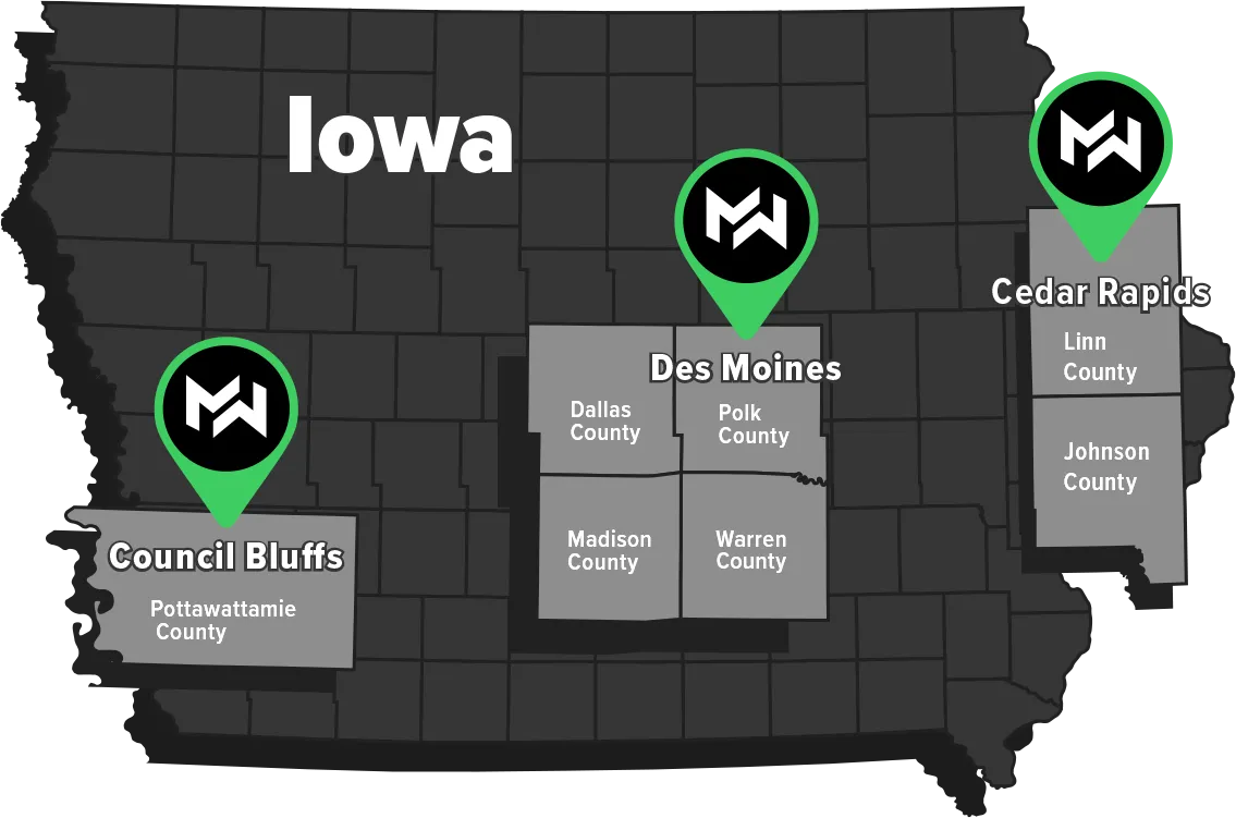 Iowa Map